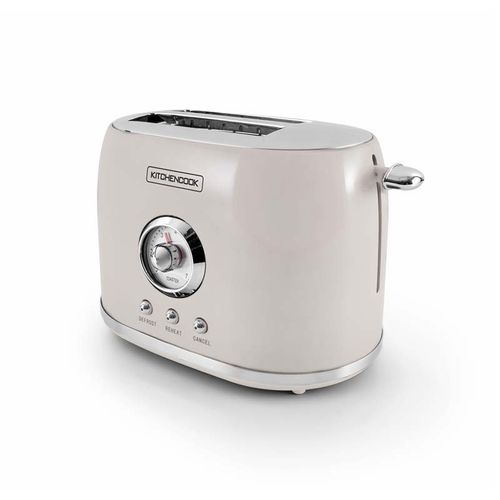 Grille Pain Double Fentes Style Retro Retro Toast Crème