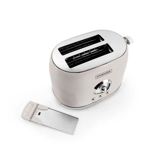 Grille Pain Double Fentes Style Retro Retro Toast Crème