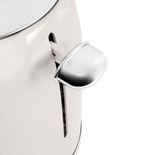 Grille Pain Double Fentes Style Retro Retro Toast Crème