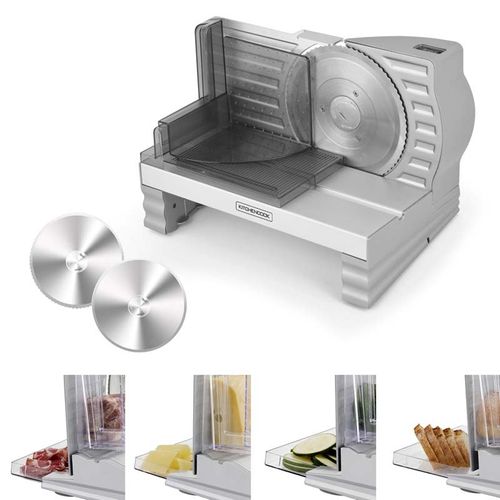 Trancheuse Électrique Avec Double Lames Inox Mslicex Kitchencook