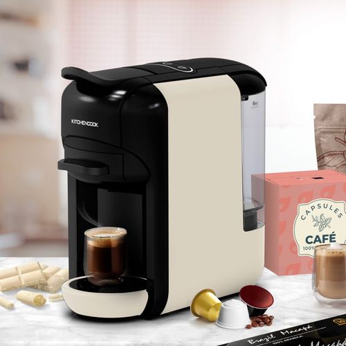Machine à Café Multi Dosettes (Nespresso, Dolce Gusto) et Café Moulu Multi