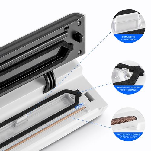 Machine Sous Vide Avec Coupe-rouleau Blanche Modèle Airprotect300