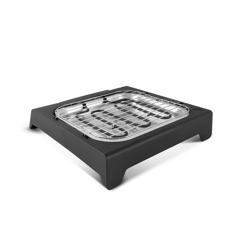 Kitchencook - Bbsquare - Barbecue De Table - 1250w - Thermostat Réglable - Format Compact