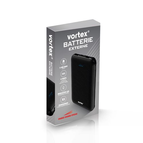 P5 - Batterie Externe 5000mah - Powerbank Portable - Double USB et Type-c - Indicateur LED