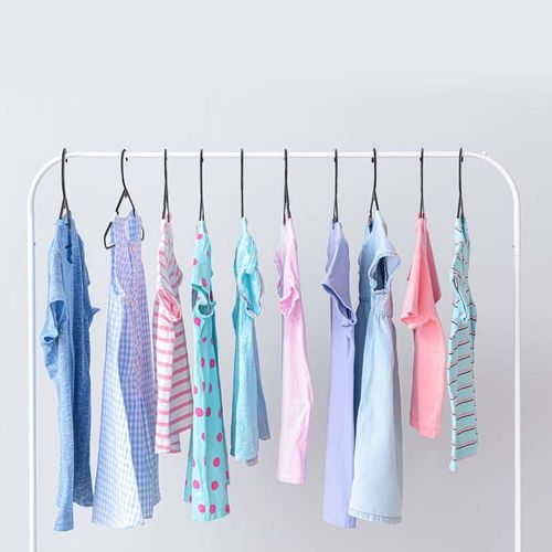 Lot De 10 Cintres Noirs En Plastique Cin10 De Garnier