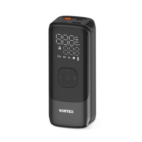 Vortex- Air Saver - Compresseur D'air Portatif - Powerbank Intégrée - Lampe Torche LED - 150 Psi