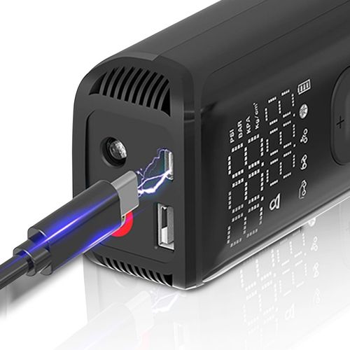 Vortex- Air Saver - Compresseur D'air Portatif - Powerbank Intégrée - Lampe Torche LED - 150 Psi