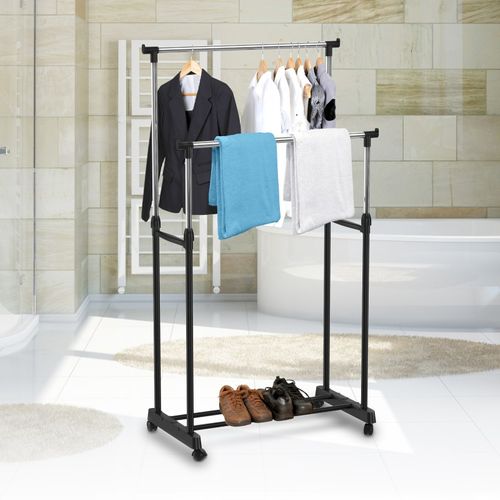 Portant à Vêtements Extensible 2 Barres Big_dress Garnier