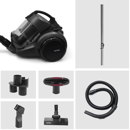 Vortex - Ziii - Noir - Aspirateur Sans Sac 3l - 700w - Technologie Cyclonique