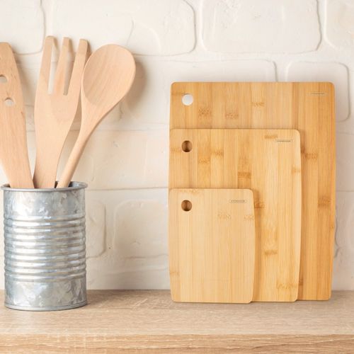 Lot De 3 Planches à Decouper En Bambou Les Planches De Kitchencook