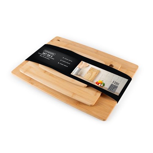 Lot De 3 Planches à Decouper En Bambou Les Planches De Kitchencook
