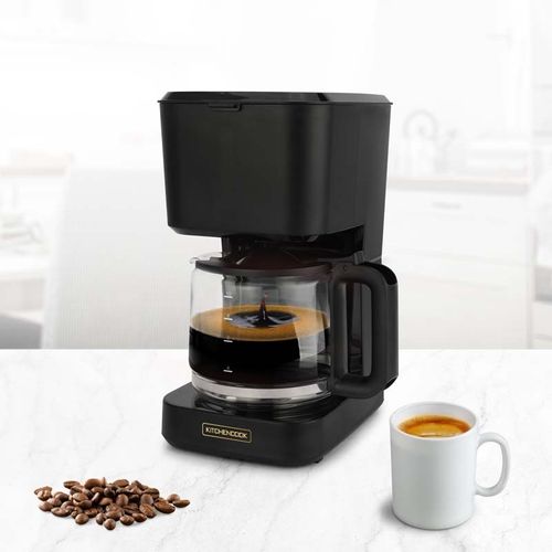 Cafetière Filtre 1,3 L Noire Mate Matt Coffee De Kitchencook