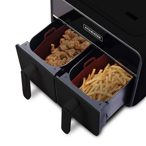 Paniers Cuisson Silicone X2 Silipot2 Red Kitchencook