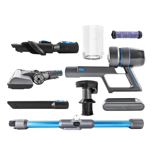 Aspirateur Balai Sans Fil Tube Pliable Bleu Et Gris 450w F45p Vortex