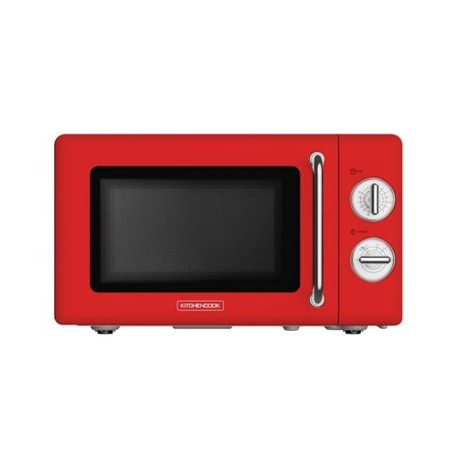 Kmo20 Retro Red - Micro-ondes 20l Rétro - 700w - Commandes Mécaniques