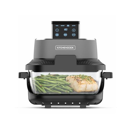 Crispx - Friteuse à Air Panoramique - 2 Récipients En Verre - 4 Programmes - 1500w