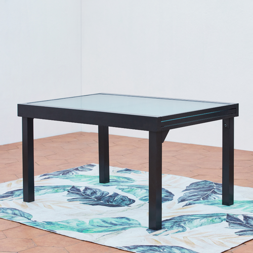 Brescia - Salon De Jardin 10 Places Extensible En Aluminium Gris