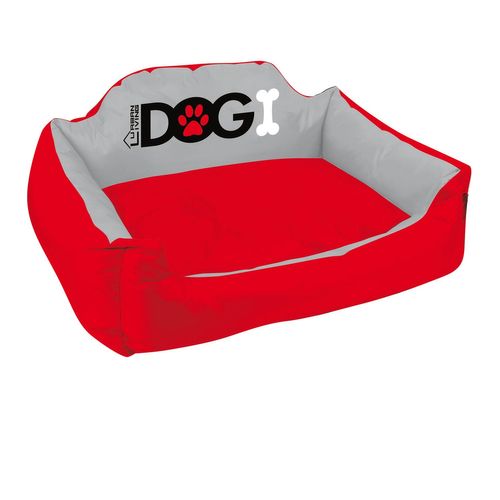 Panier Pour Chien Rembourré Dogi - Taille XL - Rouge