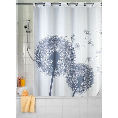 Rideau De Douche Anti-moisissure Astera - Polyester - 180 X 200 Cm - Gris