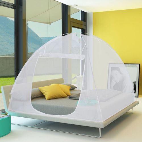 Moustiquaire Dôme Pop-up 195x150 Cm Mobile Pour Lit