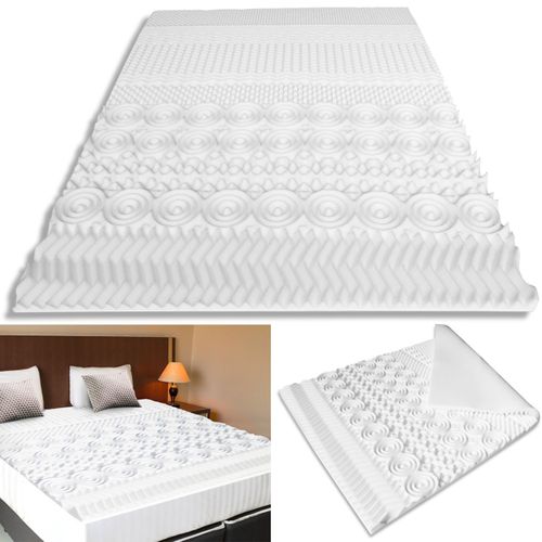 Surmatelas 140x190 Cm Elias Mousse Mémoire De Forme 10 Zones