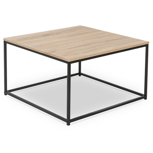Table Basse Detroit Carrée 70 Cm Design Industriel