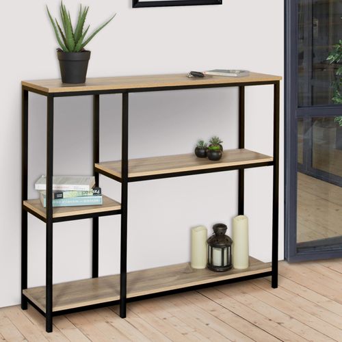 Console Étagère Bibliothèque Detroit Design Industriel