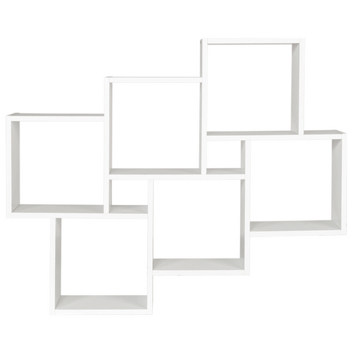 Etagère Murale Double Position Lucas Blanche