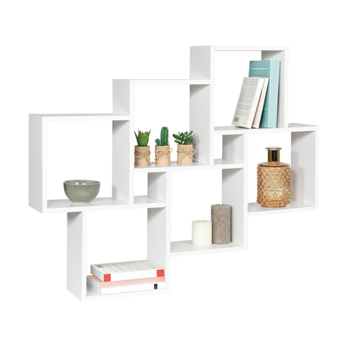 Etagère Murale Double Position Lucas Blanche