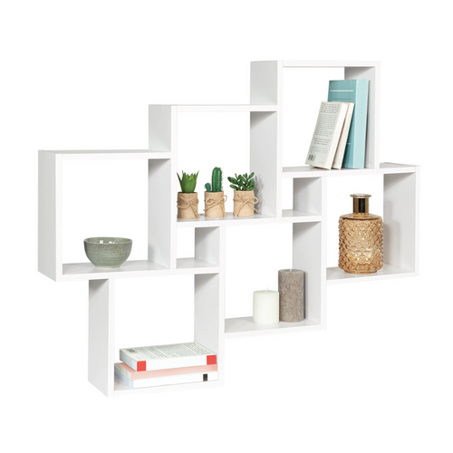 Etagère Murale Double Position Lucas Blanche