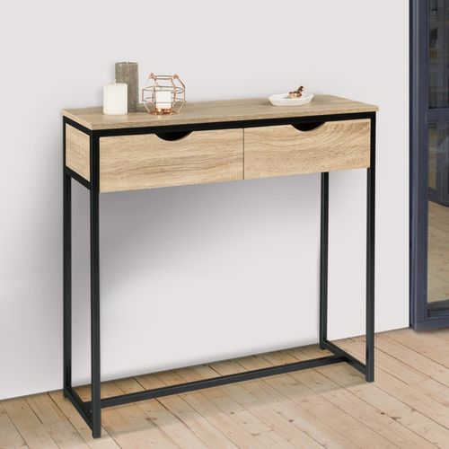 Console 2 Tiroirs Detroit Design Industriel