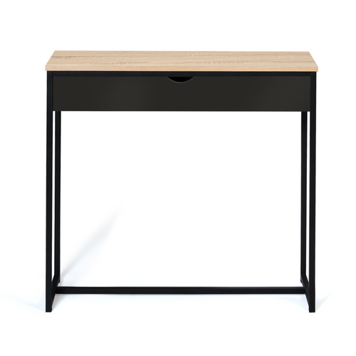 Console 1 Tiroir Noir Boston Design Industriel