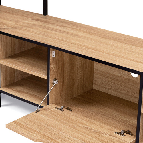 Ensemble Meuble TV 170 Cm Detroit Avec Étagères Design Industriel