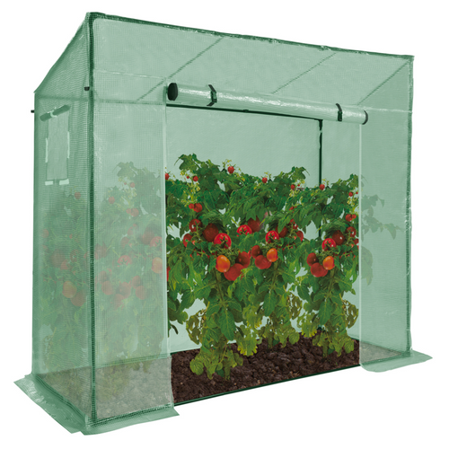 Serre De Jardin Verte Toutes Saisons Avec Fenêtre Et Porte Zippée