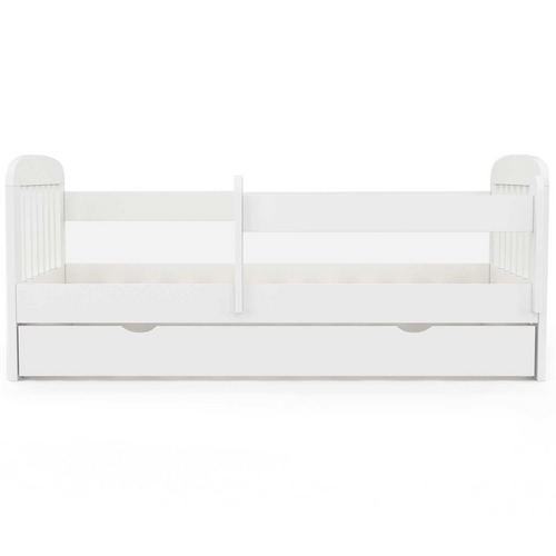 Lit Enfant 80 X 160 Cm Lilia 1 Tiroir De Rangement Avec Sommier Et Barrières