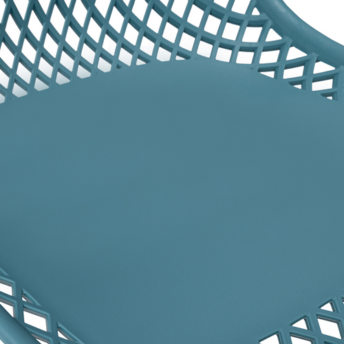 Lot De 4 Chaises Mandy Mix Color Pastel Rose, Blanc, Gris Clair Et Bleu