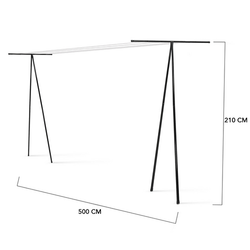 Etendoir à Linge Extérieur Capacité 35m En Métal