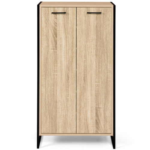 Armoire à Chaussures 18 Paires Luis 2 Portes Design Industriel