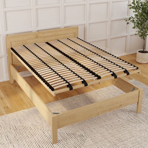 Sommier à Lattes Réglables - 5 Zones De Confort 140 X 190 Cm