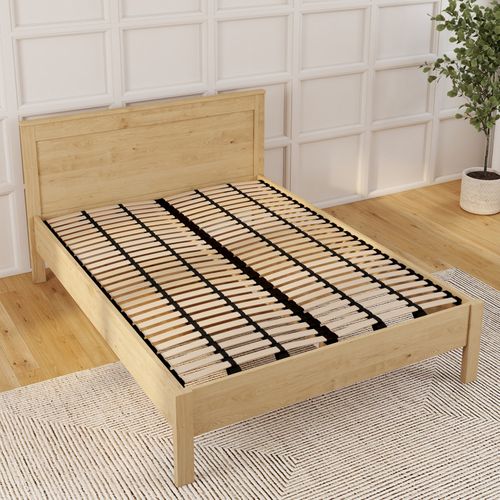 Sommier à Lattes Réglables - 5 Zones De Confort 140 X 190 Cm