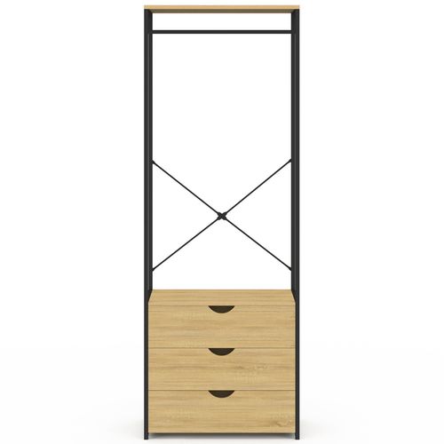 Dressing Penderie 3 Tiroirs L.60 Cm Detroit Design Industriel