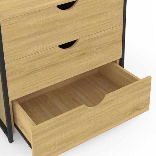 Dressing Penderie 3 Tiroirs L.60 Cm Detroit Design Industriel