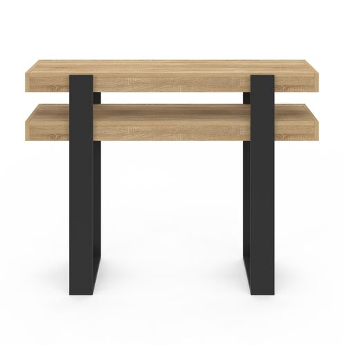 Console Double Phoenix Bois Et Noir