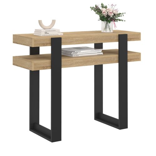 Console Double Phoenix Bois Et Noir