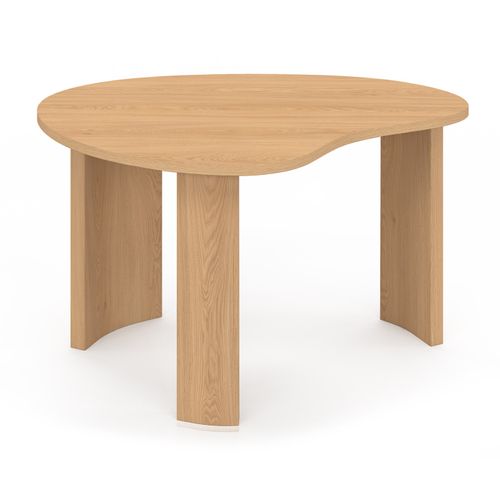 Lot De 2 Tables Basses Gigognes Coline 70/50 Bois Façon Hêtre