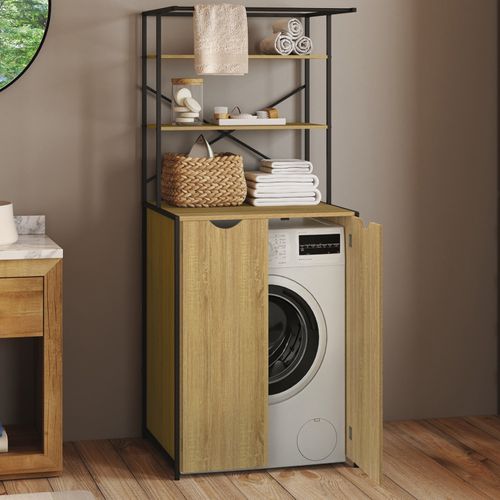 Meuble Dessus Machine à Laver Fermé Detroit Design Industriel