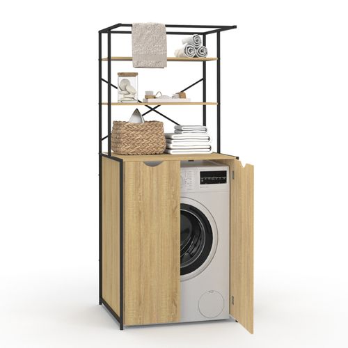 Meuble Dessus Machine à Laver Fermé Detroit Design Industriel