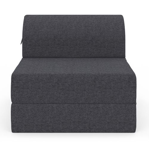 Chauffeuse Paloma En Tissu Gris Anthracite