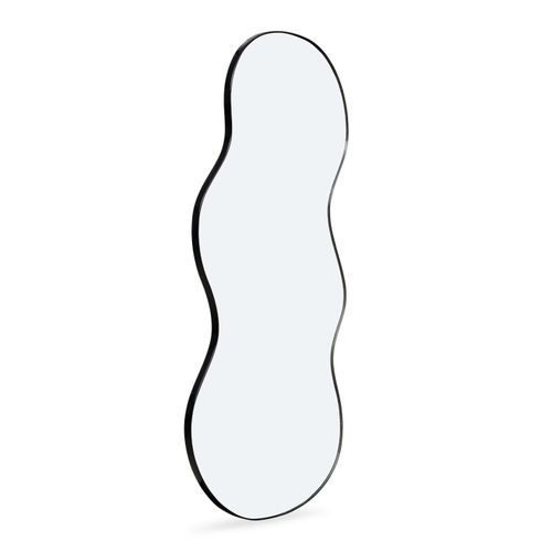 Miroir Organique Contour Noir 45 X 100 Cm