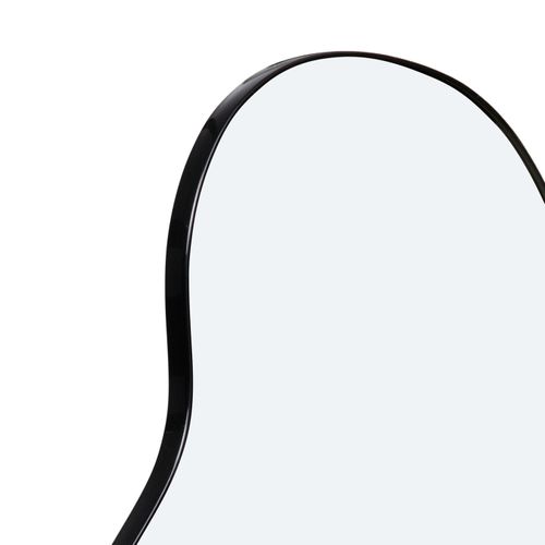 Miroir Organique Contour Noir 45 X 100 Cm